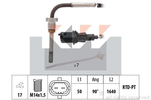 KW 422 225 Exhaust gas temperature sensor 422225: Buy near me in Poland at 2407.PL - Good price!