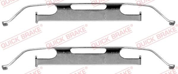 Kawe 109-1223 Mounting kit brake pads 1091223: Buy near me in Poland at 2407.PL - Good price!