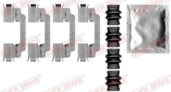 Kawe 1090010 Mounting kit brake pads 1090010: Buy near me in Poland at 2407.PL - Good price!