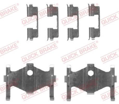 Kawe 109-1710 Mounting kit brake pads 1091710: Buy near me in Poland at 2407.PL - Good price!