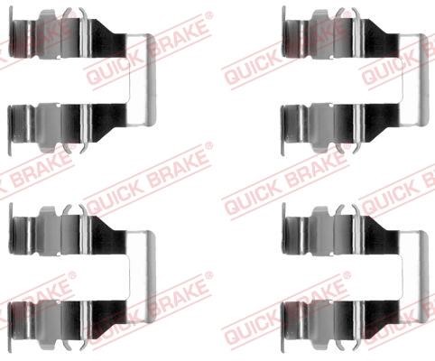 Kawe 109-1199 Mounting kit brake pads 1091199: Buy near me in Poland at 2407.PL - Good price!