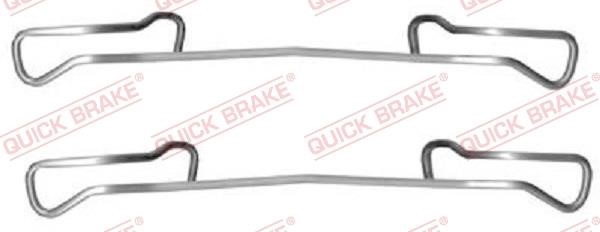 Kawe 109-1150 Mounting kit brake pads 1091150: Buy near me in Poland at 2407.PL - Good price!