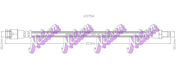 Kawe H3754 Тормозной шланг H3754: Отличная цена - Купить в Польше на 2407.PL!