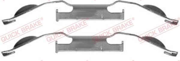 Kawe 109-1221 Mounting kit brake pads 1091221: Buy near me in Poland at 2407.PL - Good price!