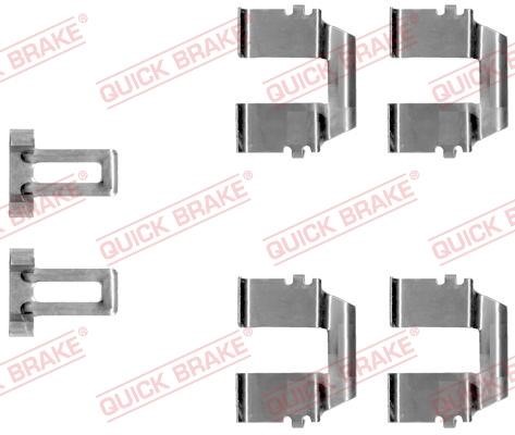 Kawe 109-1233 Mounting kit brake pads 1091233: Buy near me in Poland at 2407.PL - Good price!