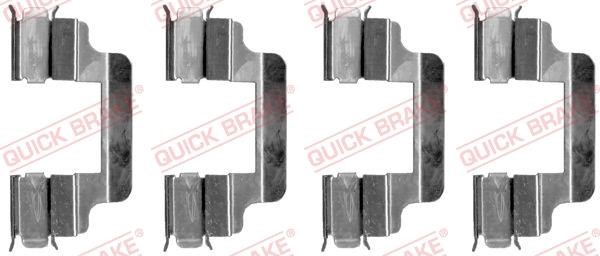 Kawe 109-1230 Mounting kit brake pads 1091230: Buy near me in Poland at 2407.PL - Good price!