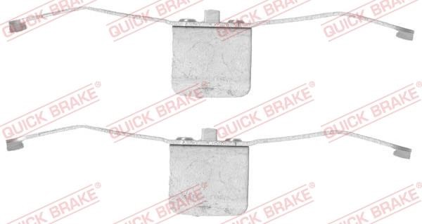Kawe 109-1639 Mounting kit brake pads 1091639: Buy near me in Poland at 2407.PL - Good price!