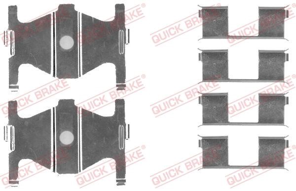Kawe 109-1754 Mounting kit brake pads 1091754: Buy near me in Poland at 2407.PL - Good price!