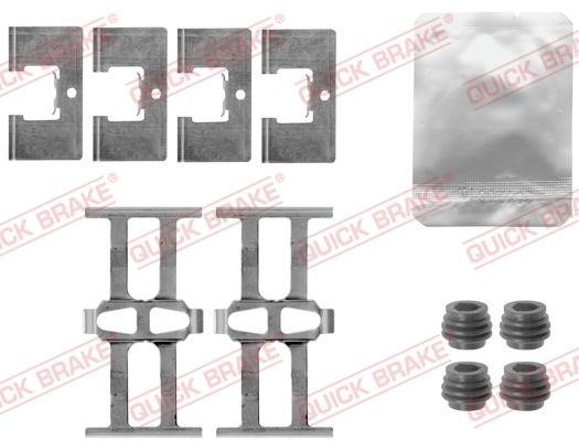 Kawe 1091863 Mounting kit brake pads 1091863: Buy near me in Poland at 2407.PL - Good price!