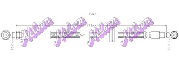 Kawe H5161 Bremsschlauch H5161: Kaufen Sie zu einem guten Preis in Polen bei 2407.PL!