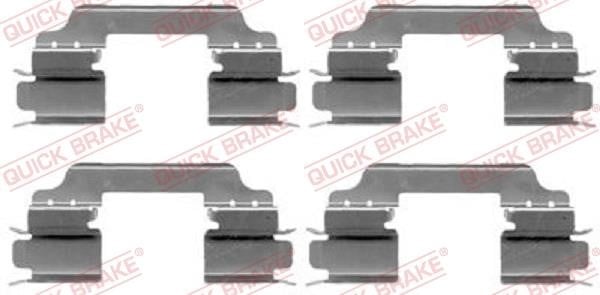 Kawe 109-1649 Mounting kit brake pads 1091649: Buy near me in Poland at 2407.PL - Good price!