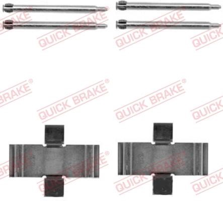 Kawe 109-1039 Mounting kit brake pads 1091039: Buy near me in Poland at 2407.PL - Good price!