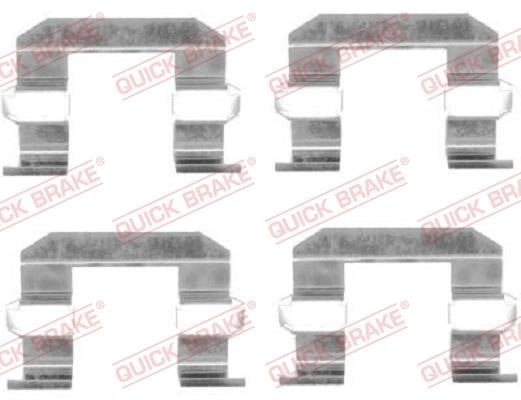 Kawe 109-1645 Mounting kit brake pads 1091645: Buy near me in Poland at 2407.PL - Good price!