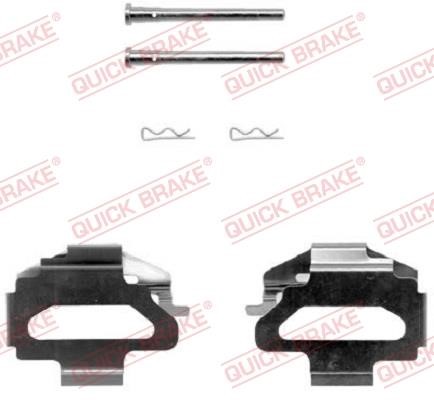 Kawe 109-1141 Mounting kit brake pads 1091141: Buy near me in Poland at 2407.PL - Good price!