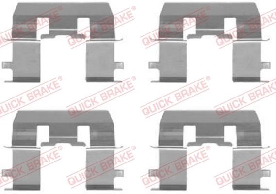Kawe 109-1281 Mounting kit brake pads 1091281: Buy near me at 2407.PL in Poland at an Affordable price!