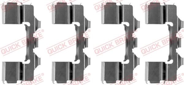 Kawe 109-1104 Mounting kit brake pads 1091104: Buy near me in Poland at 2407.PL - Good price!