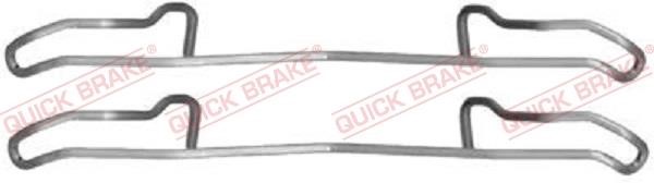 Kawe 109-1100 Mounting kit brake pads 1091100: Buy near me in Poland at 2407.PL - Good price!