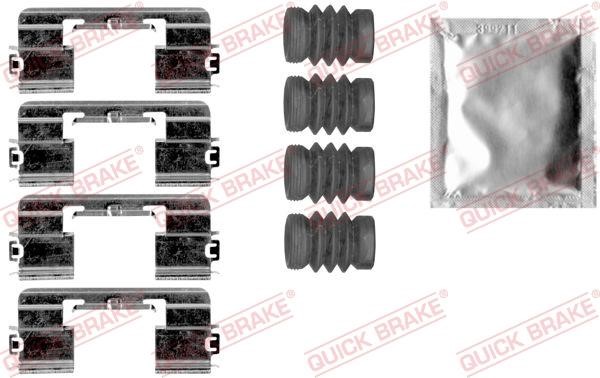 Kawe 1091875 Mounting kit brake pads 1091875: Buy near me in Poland at 2407.PL - Good price!