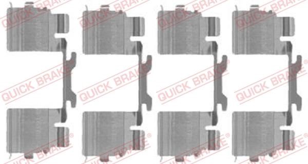 Kawe 109-1725 Mounting kit brake pads 1091725: Buy near me in Poland at 2407.PL - Good price!