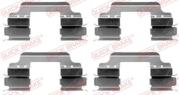 Kawe 109-1648 Mounting kit brake pads 1091648: Buy near me in Poland at 2407.PL - Good price!