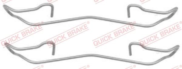 Kawe 109-1187 Mounting kit brake pads 1091187: Buy near me in Poland at 2407.PL - Good price!