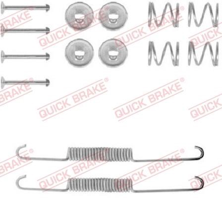 Kawe 105-0586 Mounting kit brake pads 1050586: Buy near me in Poland at 2407.PL - Good price!