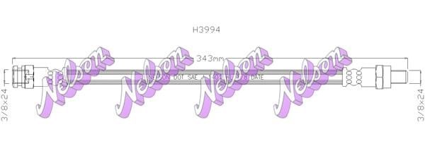 Kawe H3994 Brake Hose H3994: Buy near me in Poland at 2407.PL - Good price!