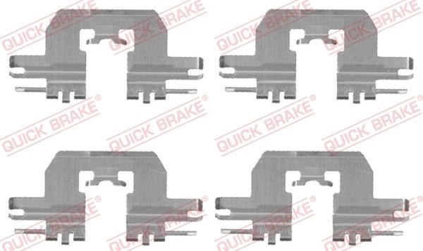 Kawe 109-1724 Mounting kit brake pads 1091724: Buy near me at 2407.PL in Poland at an Affordable price!
