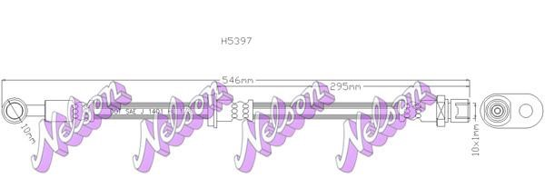 Kawe H5397 Przewód hamulcowy elastyczny H5397: Atrakcyjna cena w Polsce na 2407.PL - Zamów teraz!
