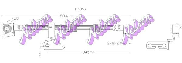 Kawe H5097 Bremsschlauch H5097: Kaufen Sie zu einem guten Preis in Polen bei 2407.PL!