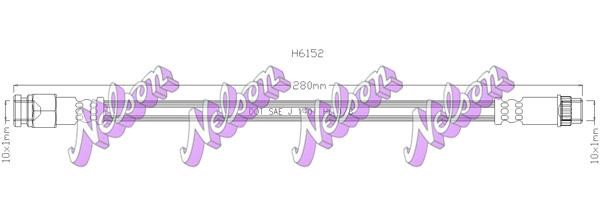 Kawe H6152 Bremsschlauch H6152: Kaufen Sie zu einem guten Preis in Polen bei 2407.PL!