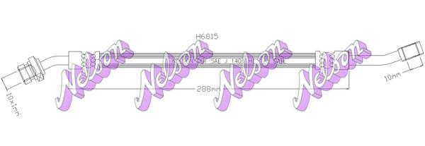 Kawe H6815 Brake Hose H6815: Buy near me at 2407.PL in Poland at an Affordable price!