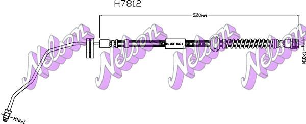 Kawe H7812 Гальмівний шланг H7812: Приваблива ціна - Купити у Польщі на 2407.PL!