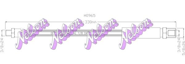 Kawe H0965 Bremsschlauch H0965: Kaufen Sie zu einem guten Preis in Polen bei 2407.PL!