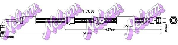 Kawe H7810 Brake Hose H7810: Buy near me in Poland at 2407.PL - Good price!