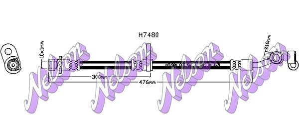 Kawe H7480 Тормозной шланг H7480: Отличная цена - Купить в Польше на 2407.PL!