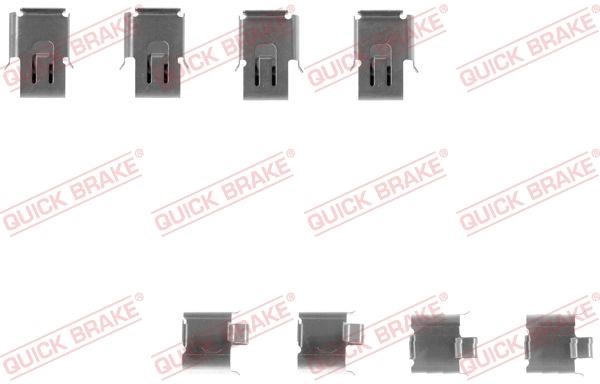 Kawe 109-1171 Mounting kit brake pads 1091171: Buy near me in Poland at 2407.PL - Good price!