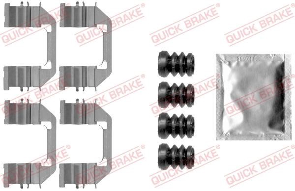 Kawe 1091888 Mounting kit brake pads 1091888: Buy near me in Poland at 2407.PL - Good price!
