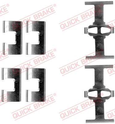 Kawe 109-1203 Mounting kit brake pads 1091203: Buy near me in Poland at 2407.PL - Good price!