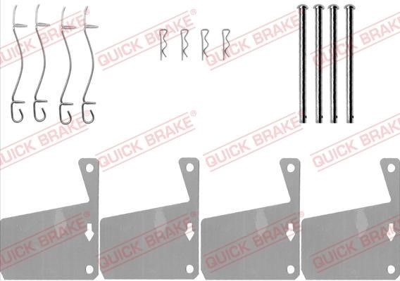 Kawe 109-0910 Mounting kit brake pads 1090910: Buy near me in Poland at 2407.PL - Good price!