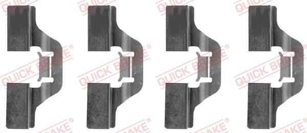 Kawe 109-1211 Mounting kit brake pads 1091211: Buy near me at 2407.PL in Poland at an Affordable price!