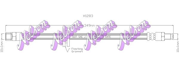 Kawe H1283 Brake Hose H1283: Buy near me in Poland at 2407.PL - Good price!