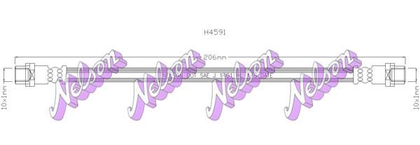 Kawe H4591 Bremsschlauch H4591: Kaufen Sie zu einem guten Preis in Polen bei 2407.PL!