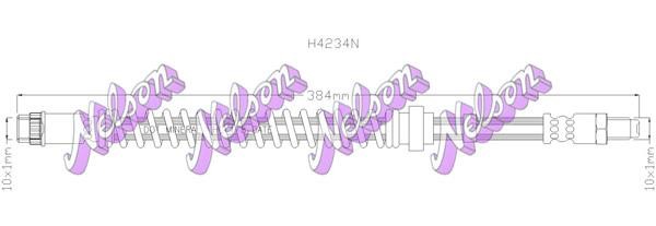 Kawe H4234N Гальмівний шланг H4234N: Приваблива ціна - Купити у Польщі на 2407.PL!