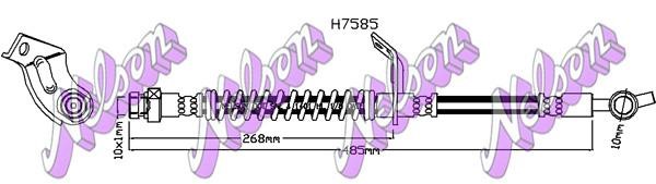 Kawe H7585 Brake Hose H7585: Buy near me in Poland at 2407.PL - Good price!