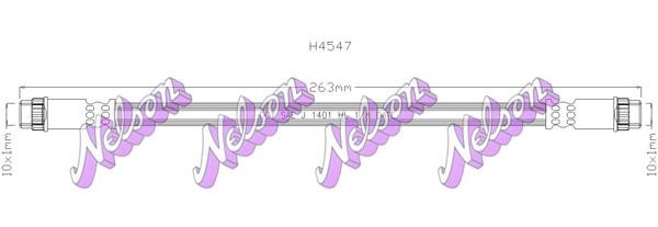 Kawe H4547 Тормозной шланг H4547: Отличная цена - Купить в Польше на 2407.PL!