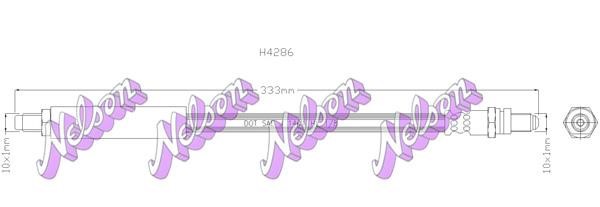 Kawe H4286 Przewód hamulcowy elastyczny H4286: Atrakcyjna cena w Polsce na 2407.PL - Zamów teraz!