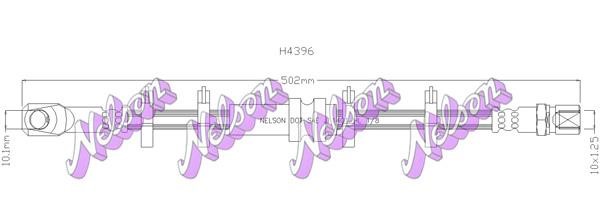 Kawe H4396 Brake Hose H4396: Buy near me in Poland at 2407.PL - Good price!