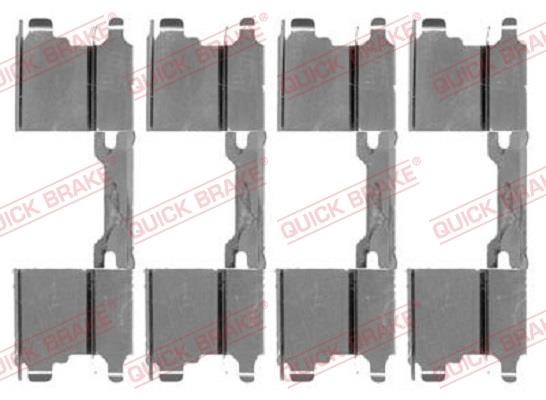 Kawe 109-1762 Mounting kit brake pads 1091762: Buy near me at 2407.PL in Poland at an Affordable price!