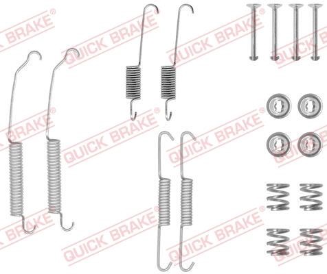 Kawe 105-0701 Mounting kit brake pads 1050701: Buy near me in Poland at 2407.PL - Good price!